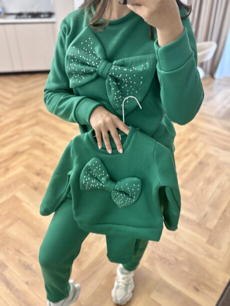 Set treninguri mamă copil verde