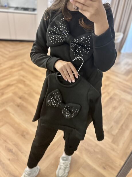 Set treninguri mamă copil negru